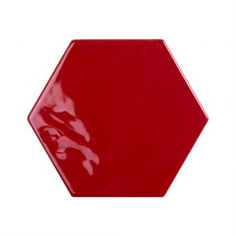 Retrotegel Hexa Rood
