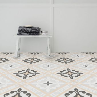 Retrotegel Juliette Marron | Retrotegelwinkel.nl