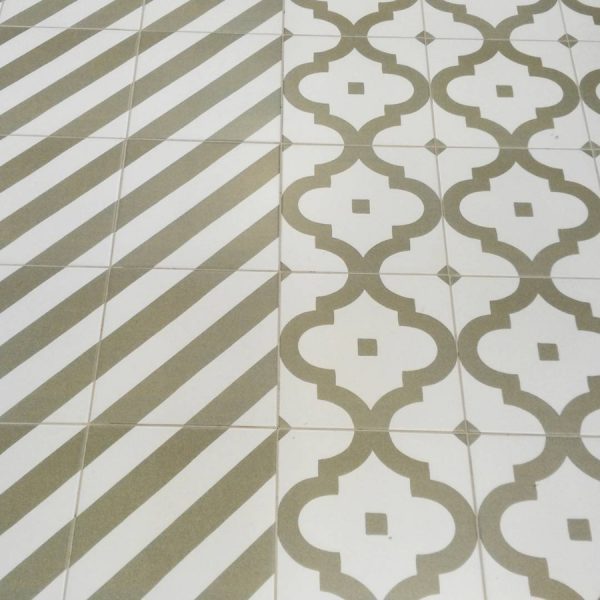Line Arabesque Moss | Retrotegelwinkel.nl